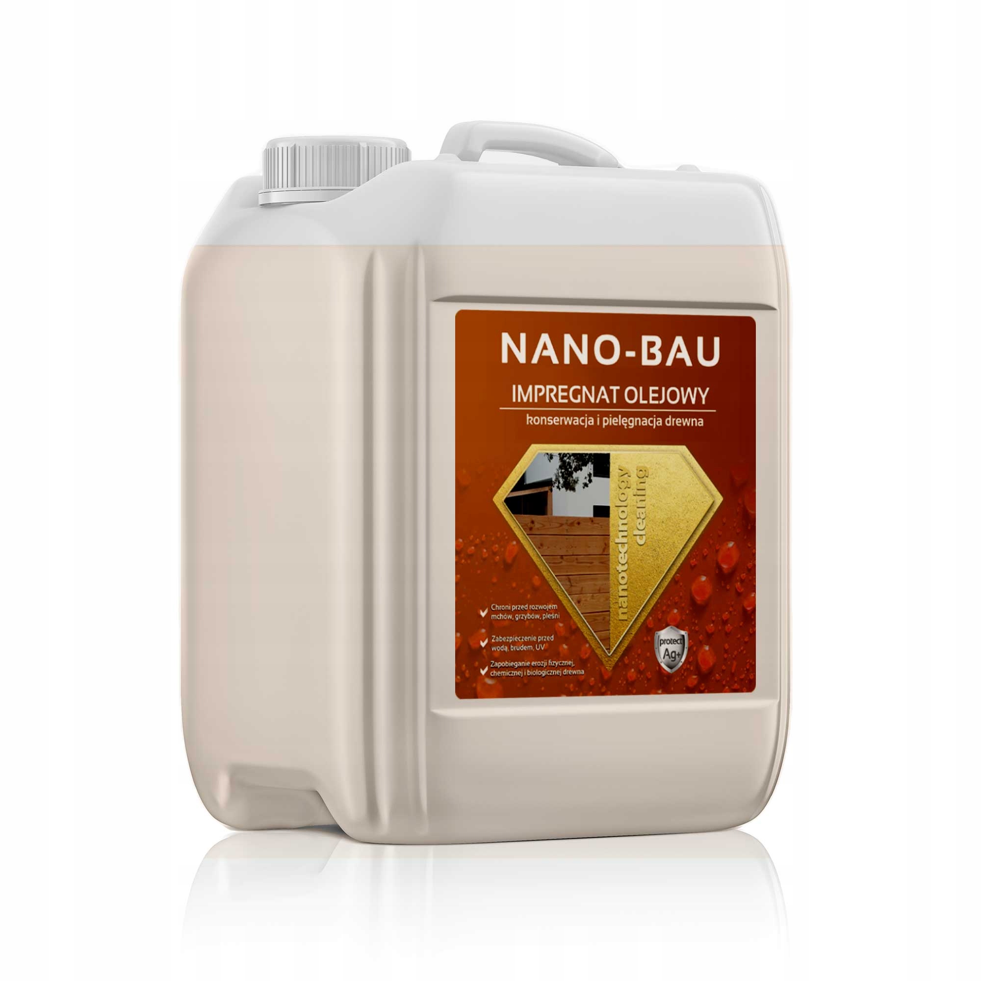 Olej na konzervaci dřeva Nano-Bau 5 litrů