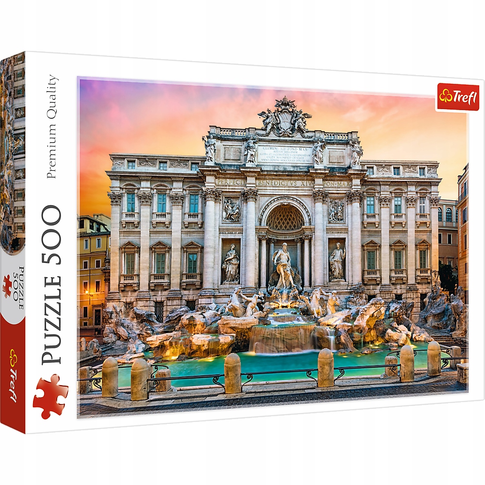 

Trefl Puzzle 500 el. Fontanna di Trevi, Rzym 37292