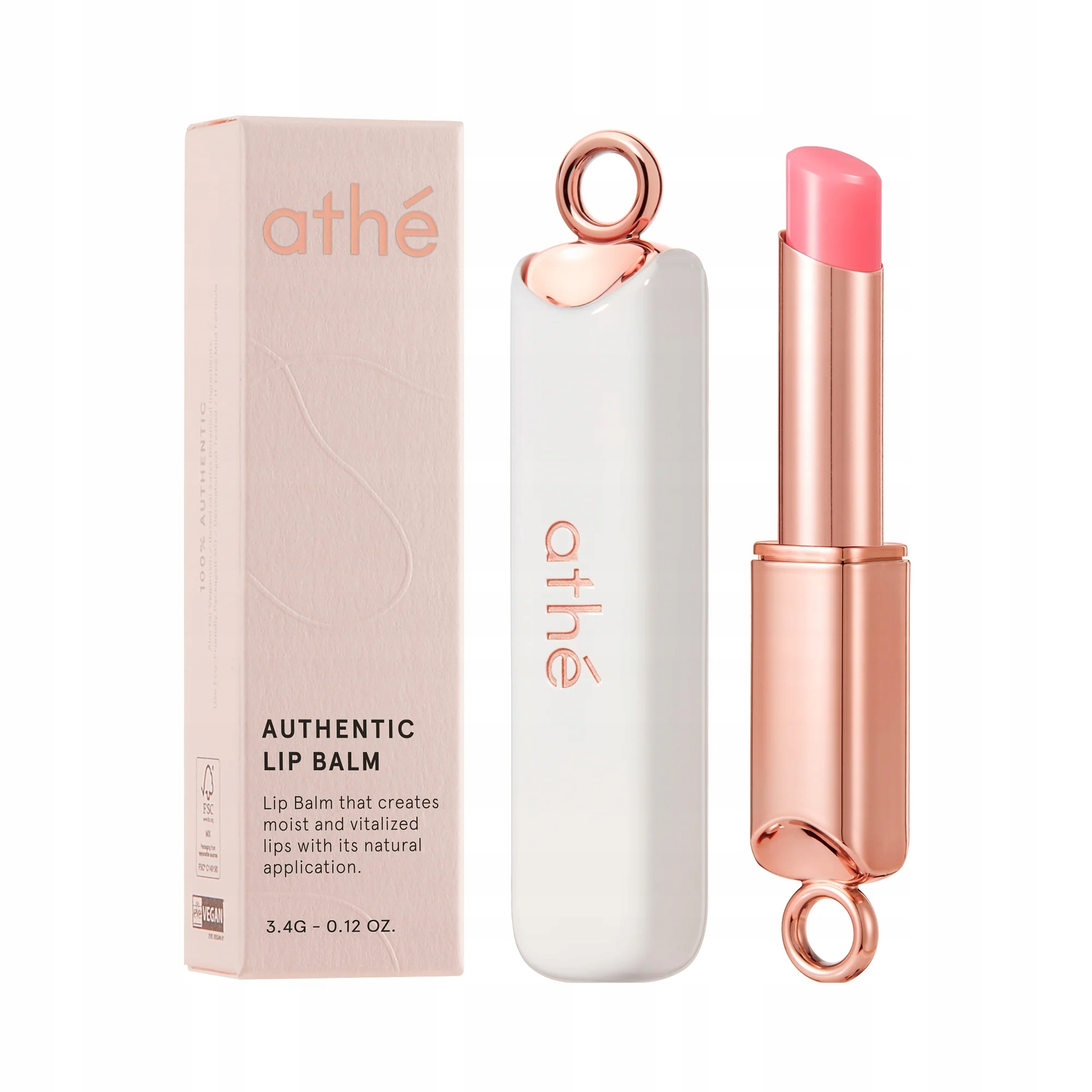 Athe Authentic Hydratační balzám na rty 3,4 g 12 Alluring