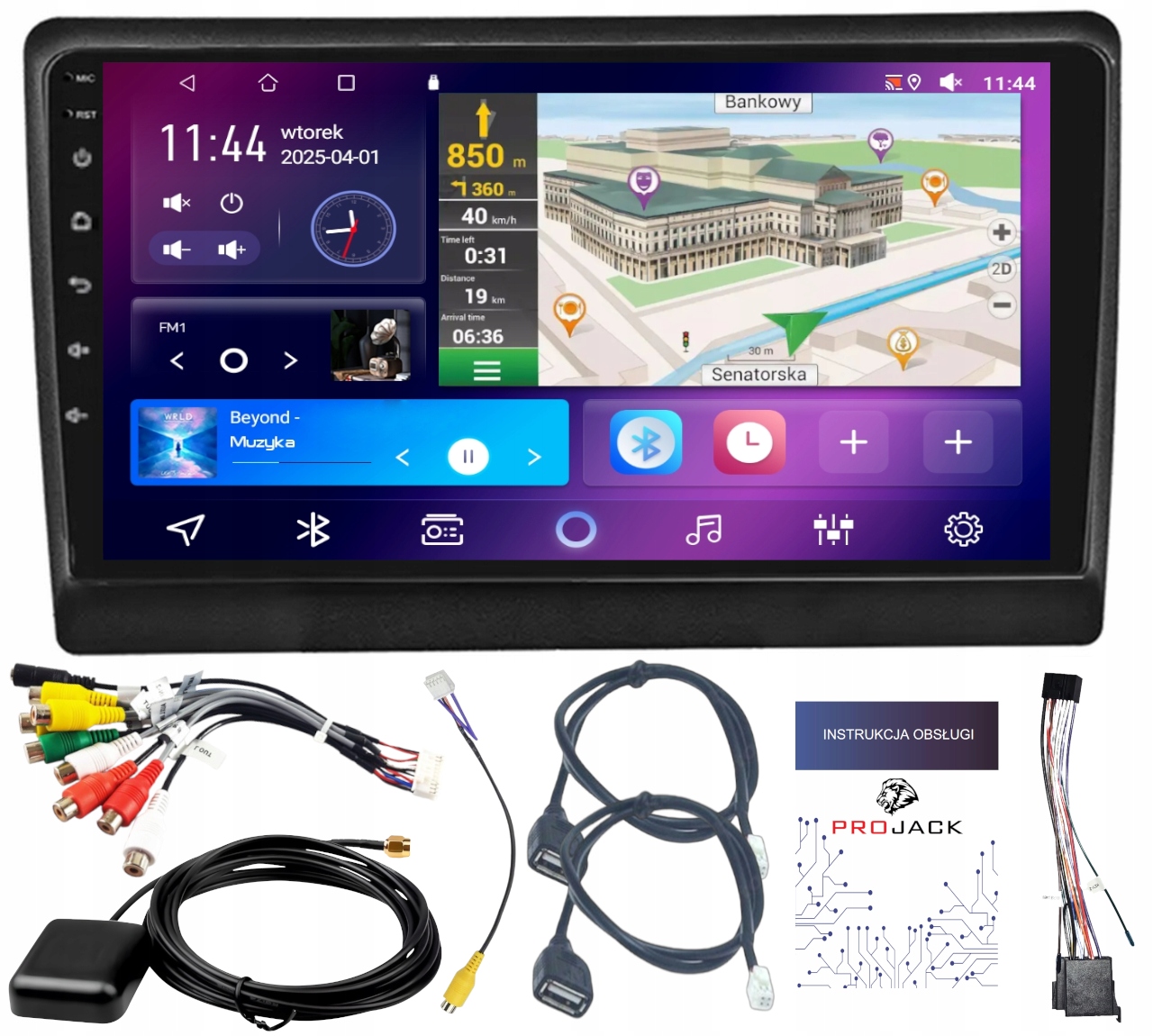 Autorádio Gps Kia Ceed 2006-2009 Carplay Android Auto 4GB 64GB