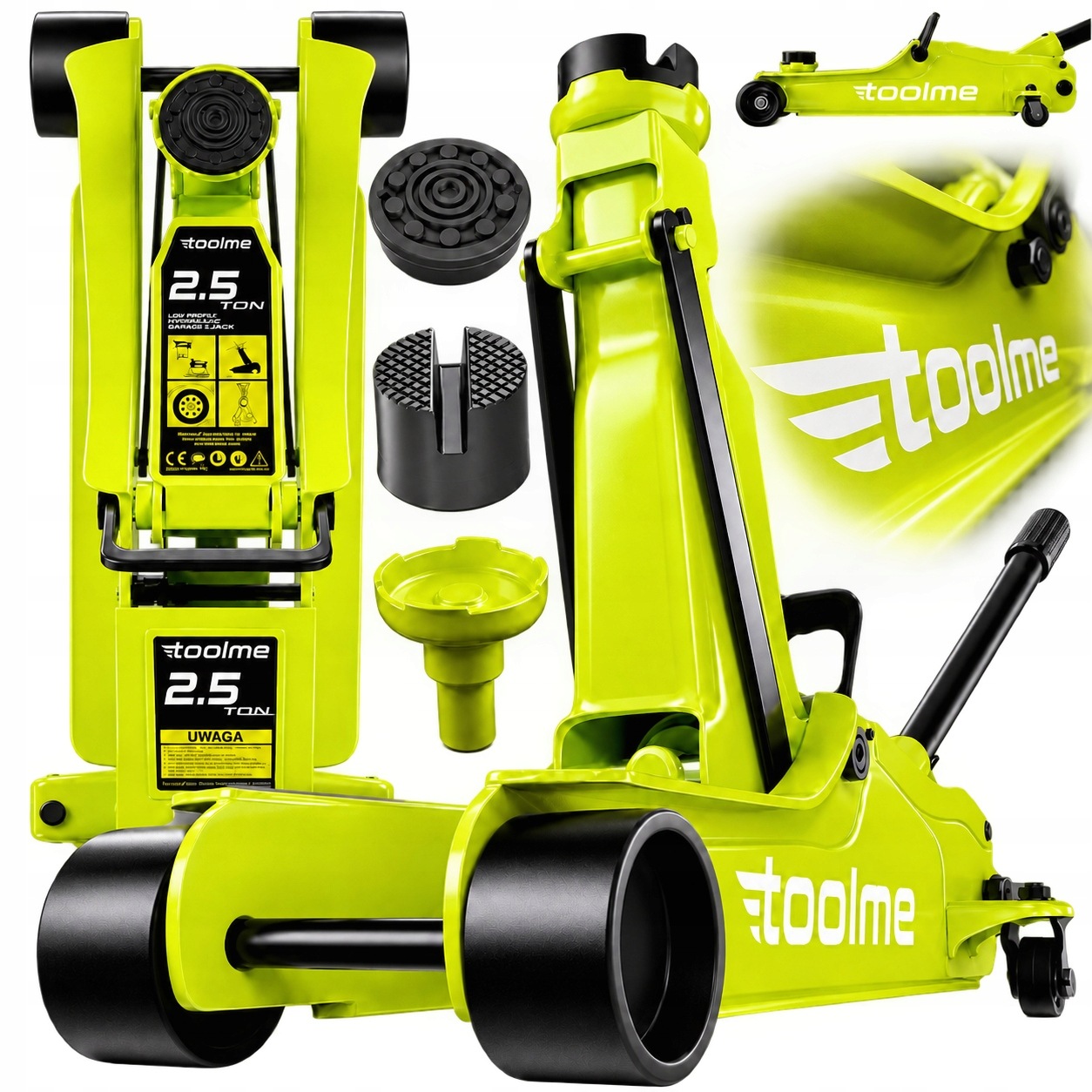 Hydraulický Zvedák Zvedák 2500 Kg 2,5T Hever Toolme