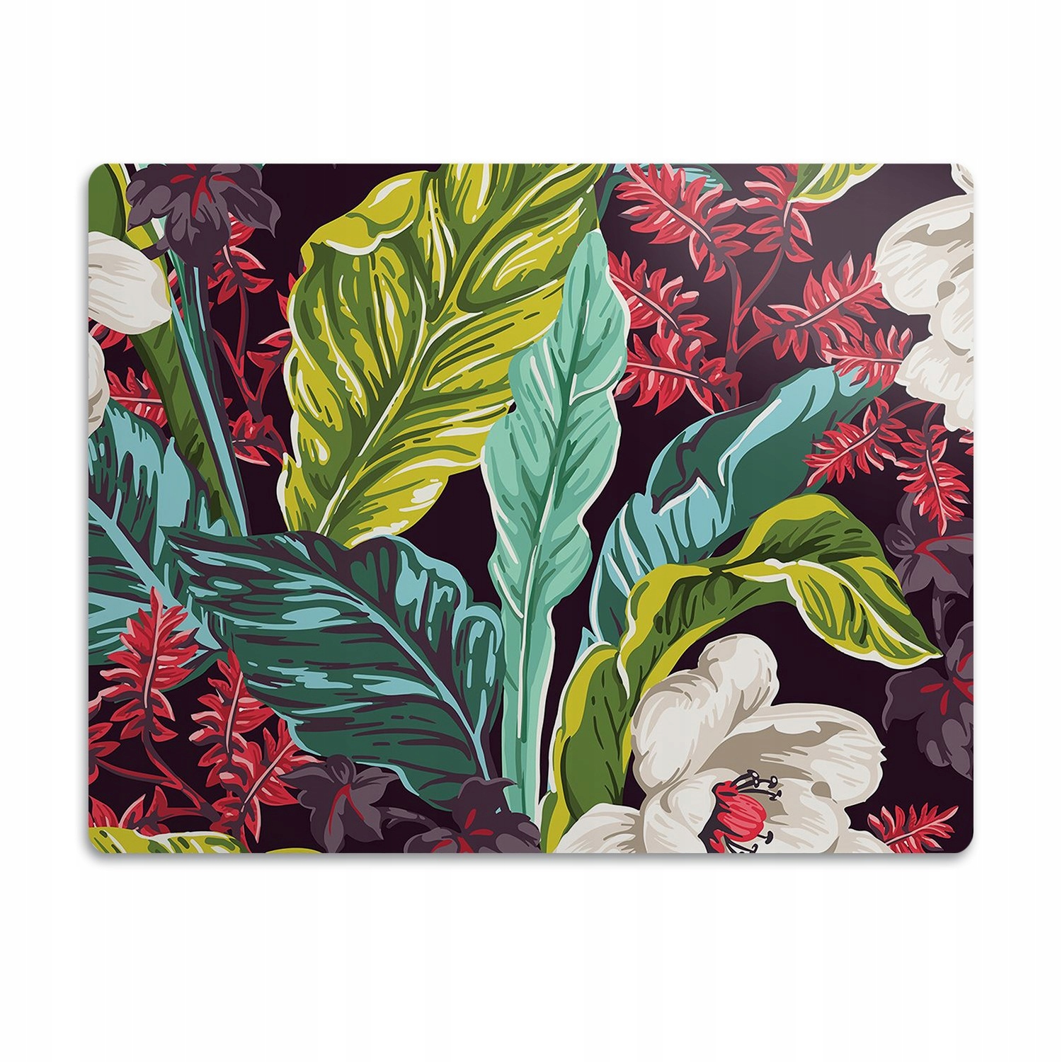 Levně Voděodolná podložka pod misku Květinový motiv 60x40 cm