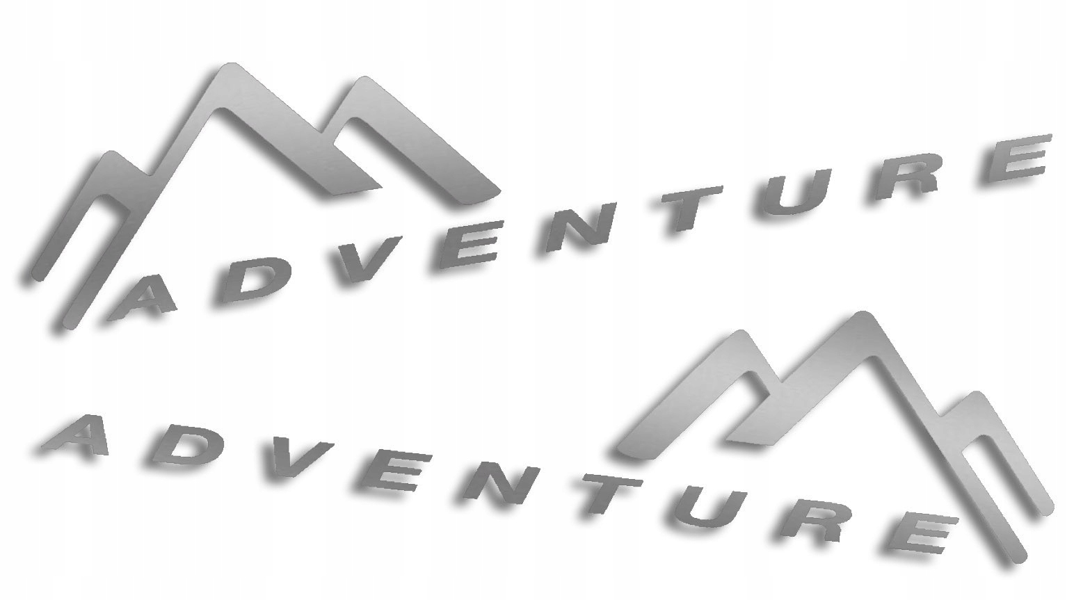 

Bmw Gs lewa i prawa Adventure srebrne