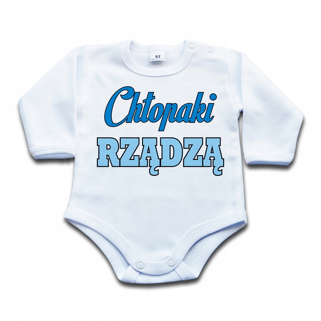 

Bodziak z napisem Chłopaki rządzą - 74 dł