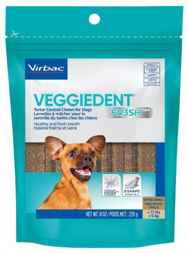 Virbac Veggiedent Fresh XS (5kg) 15 hryzátka