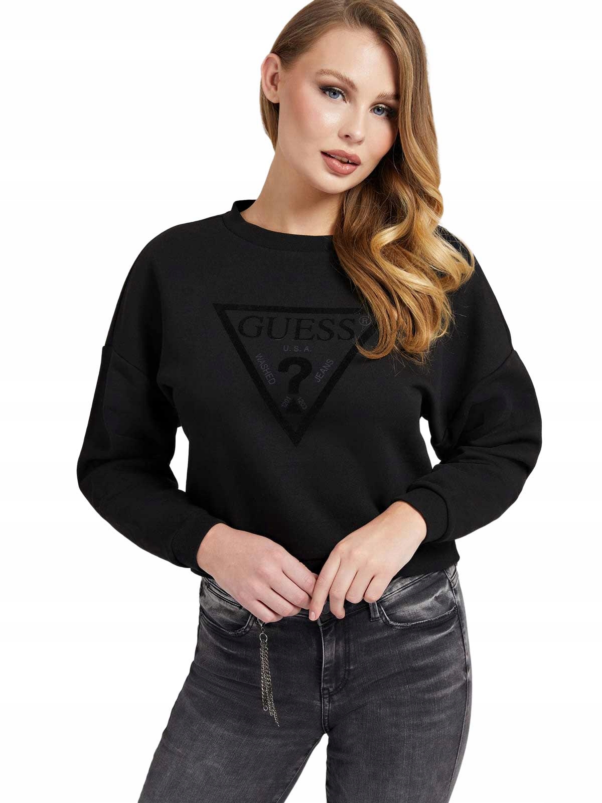 

Guess Bluza Damska Juliane Sweatshirt Black r. M