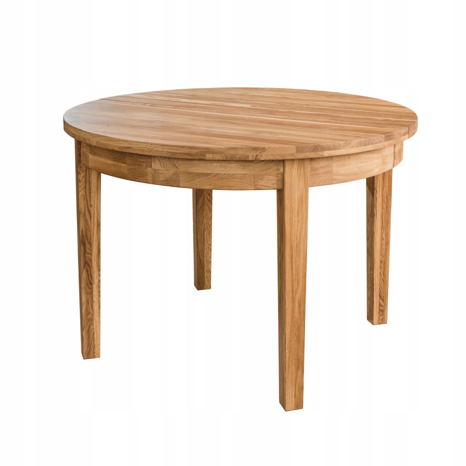 STÓŁ LITY DĄB, OKRĄGŁY MIO 100(182) cm, ROZKŁADANY Głębokość mebla 100 cm