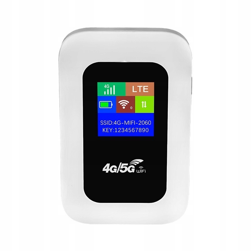 ROUTER MOBILNY 4G LTE NA KARTĘ SIM Z WIFI PRZENOŚNY BIAŁY DO KAMPERA