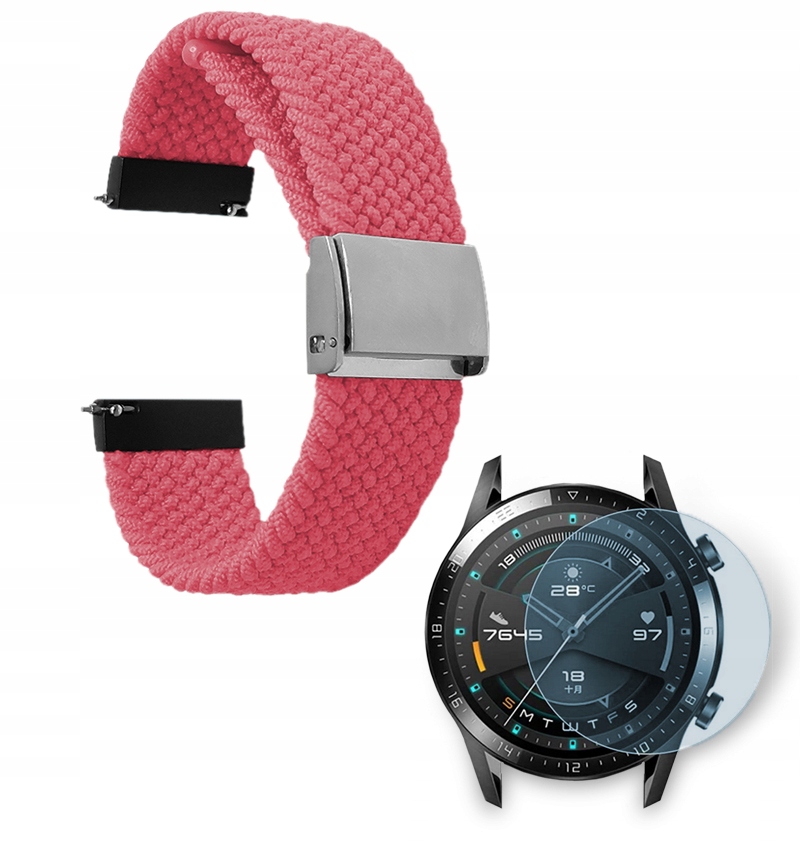 

Pasek Opaska + Szkło Do Huawei Watch Gt 2 46mm
