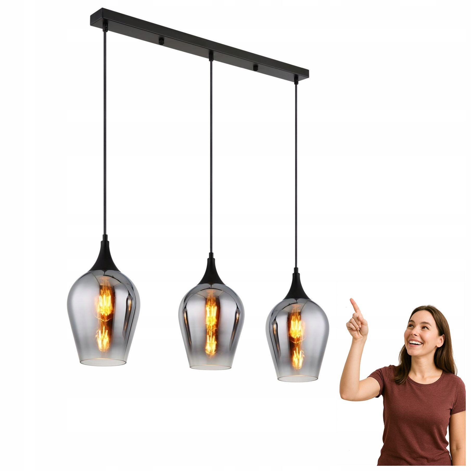 Závesná lampa Lavus 155520-3HS Globo