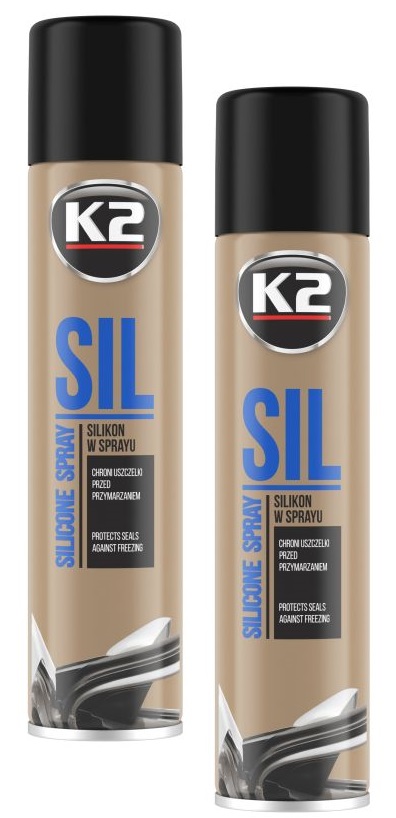 K2 SIL - 100% SILIKON W SPRAYU DO USZCZELEK 300 ML