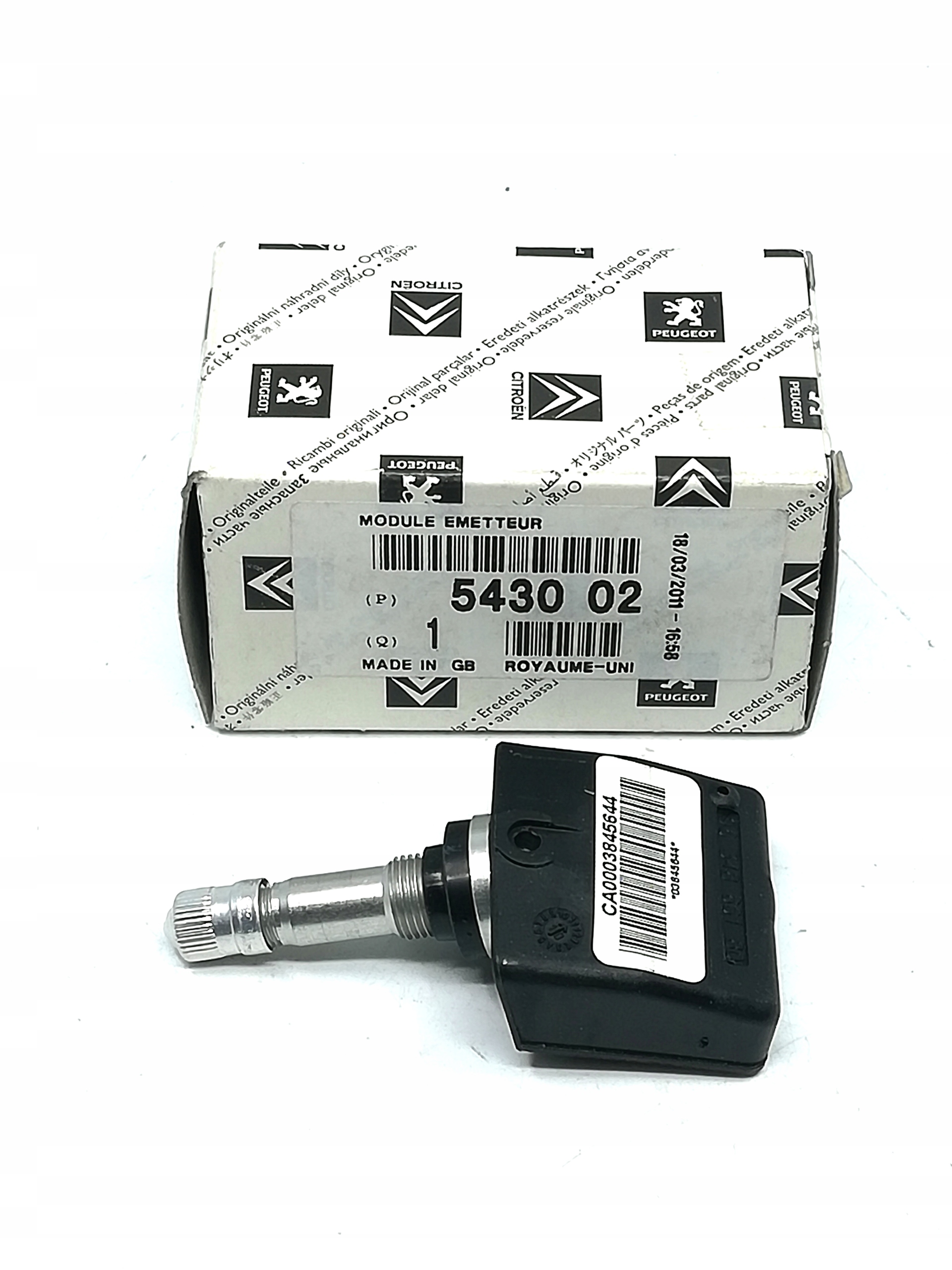 Датчик давления в колесах CITROEN C5 607 543002 OE!