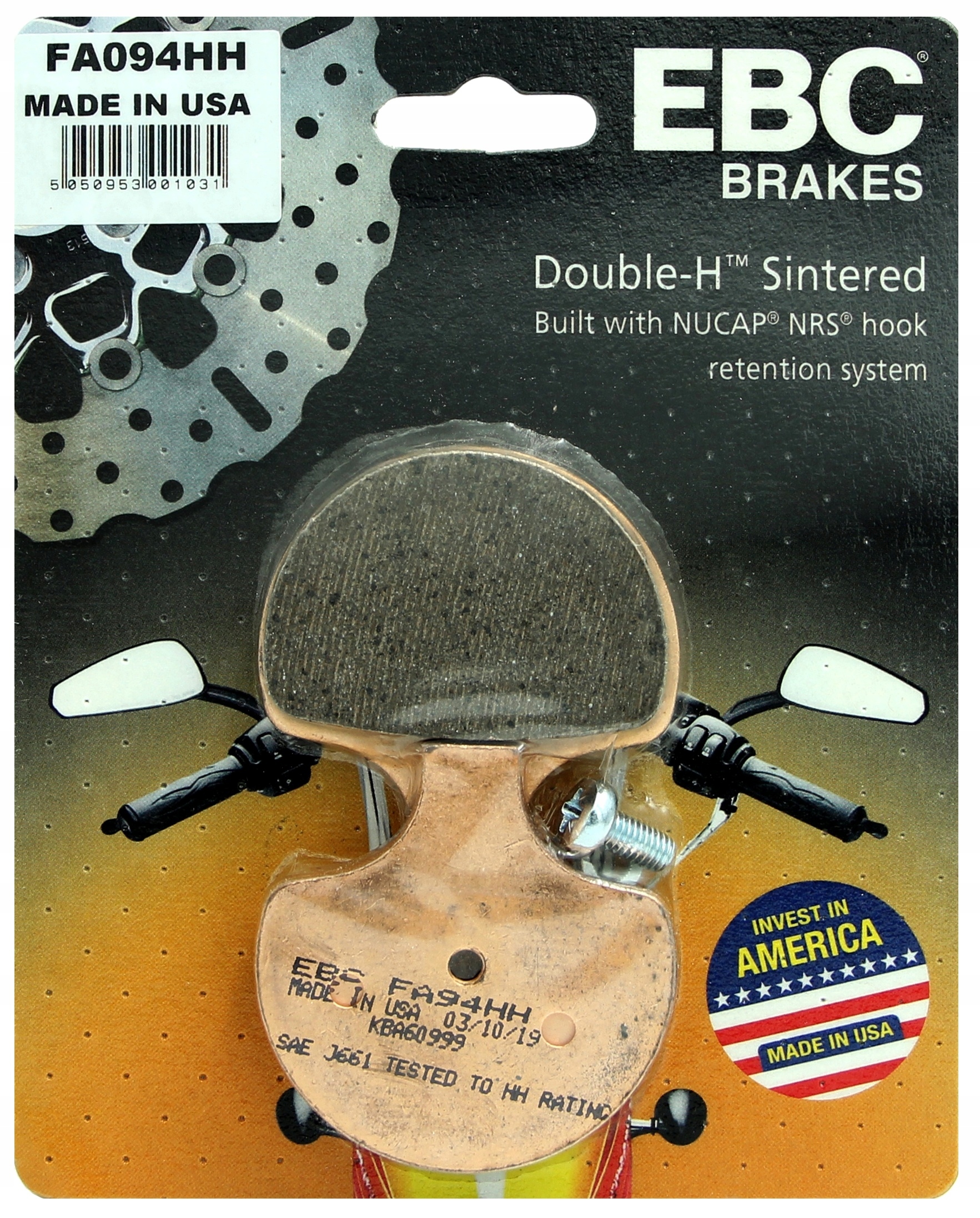 ТОРМОЗНЫЕ КОЛОДКИ EBC FA094HH