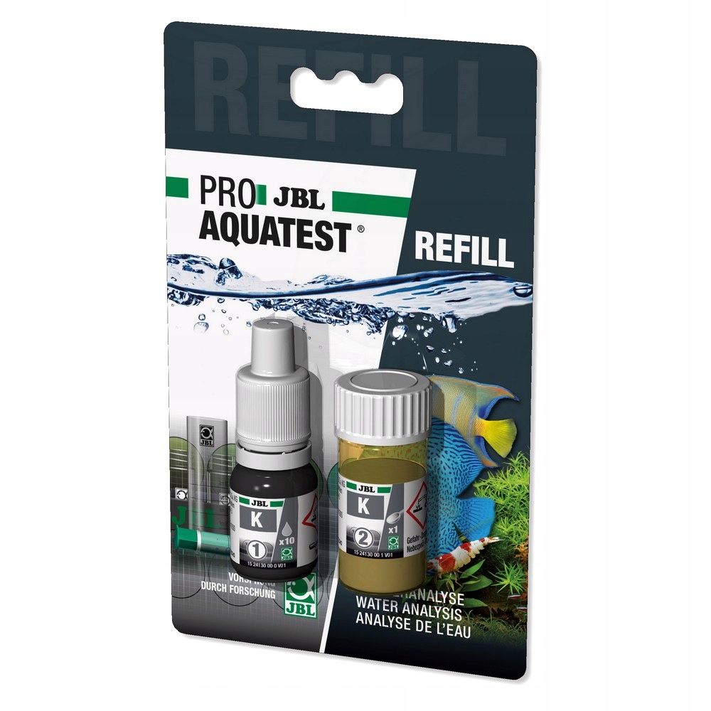 Levně Kapkový Test Na Draslík Pro Akvarijní Vodu, Testování Hladiny Draslíku