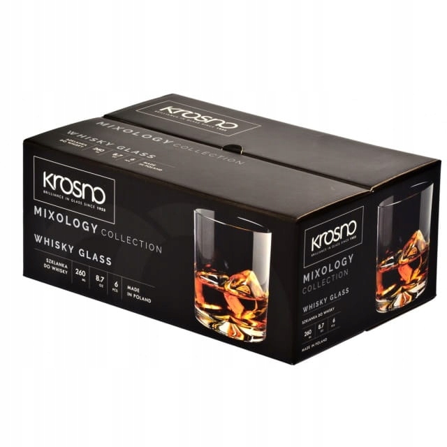 

Krosno szklanki do whisky 260ml C142 Mixology 6szt