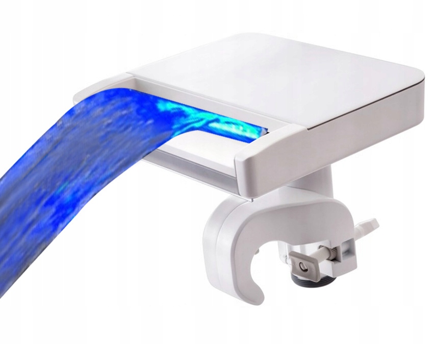 Farebná vodná kaskáda Fontána Lampa Led Osvetlenie bazéna 28090