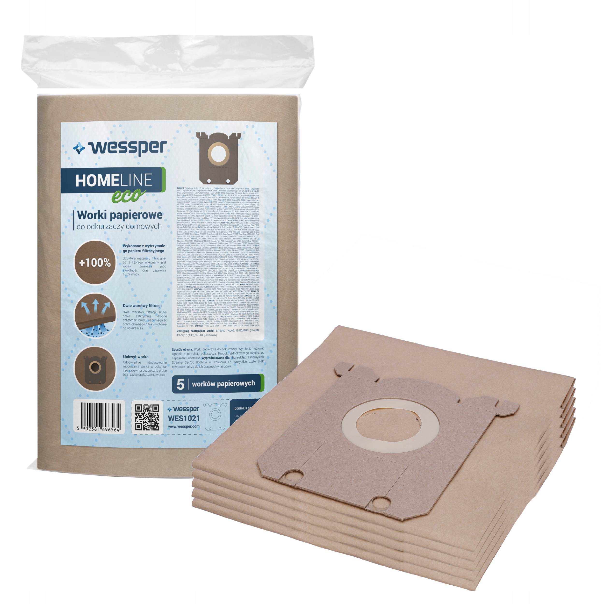 Worki do odkurzacza Philips Expression FC8602