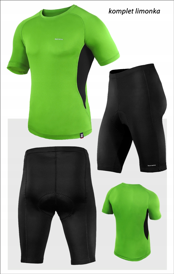 KOMPLET TERMOAKTYWNY ROWEROWY z wkładką BERENS XL Model powerelastic