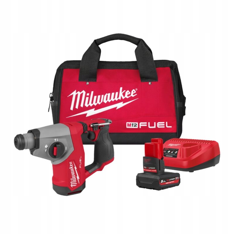 Milwaukee M12 FHAC16-501B SDS-Plus 16 mm młotowiertarka 1x5 Ah