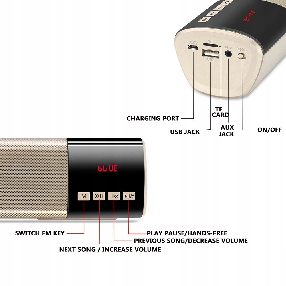 Głośnik Telewizora Z Dźwiękiem Przestrzennym 360° Marka inna