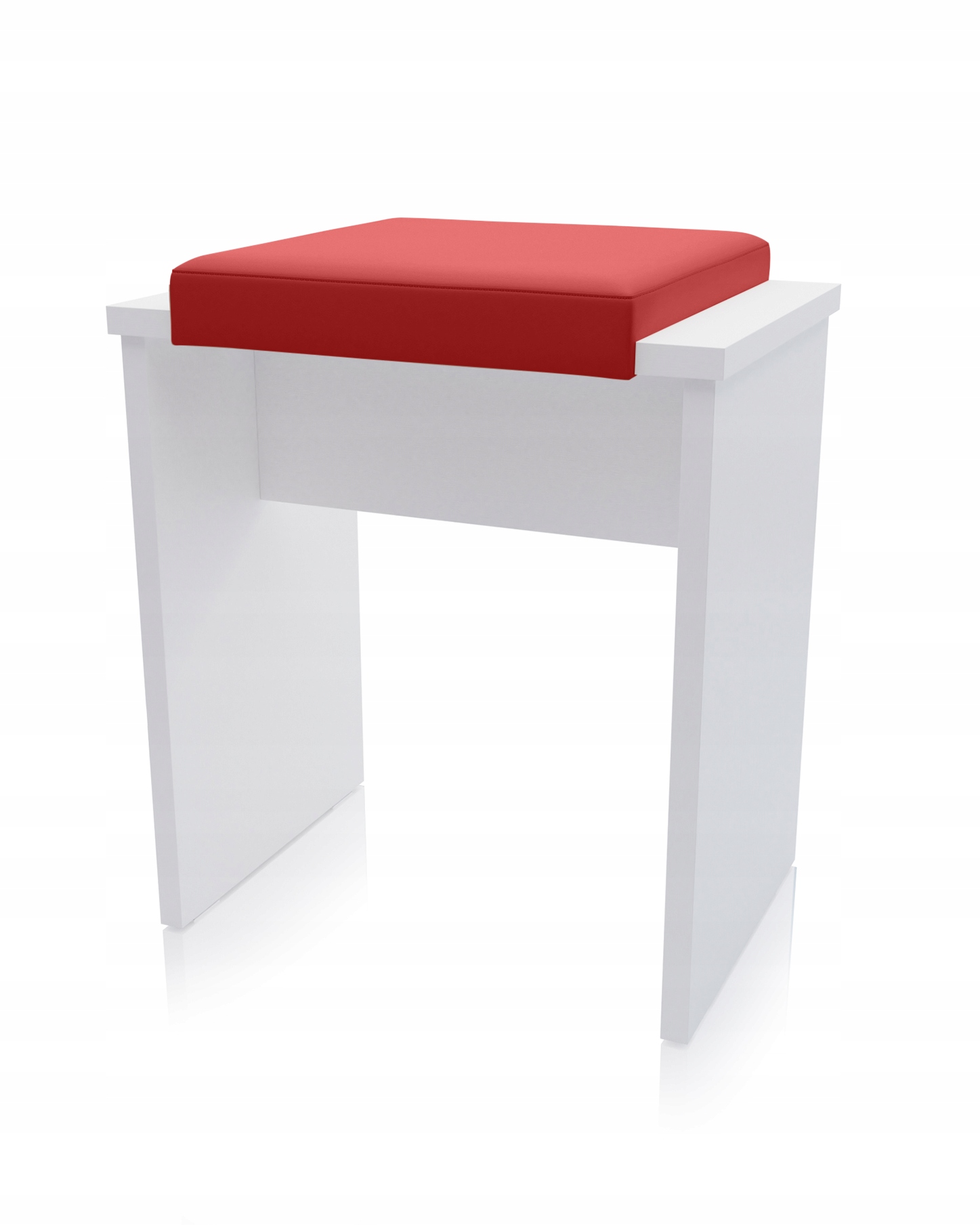 

Taboret Simple Stołek Siedzisko Do Toaletki Białe