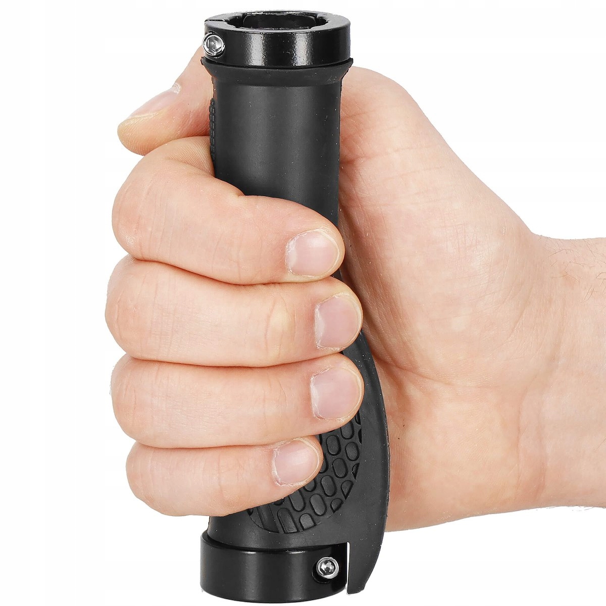 RĄCZKI ROWEROWE DO KIEROWNICY CHWYTY GRIPY ROWERU GUMOWE NA ROWER CZARNE Kod producenta BA0039