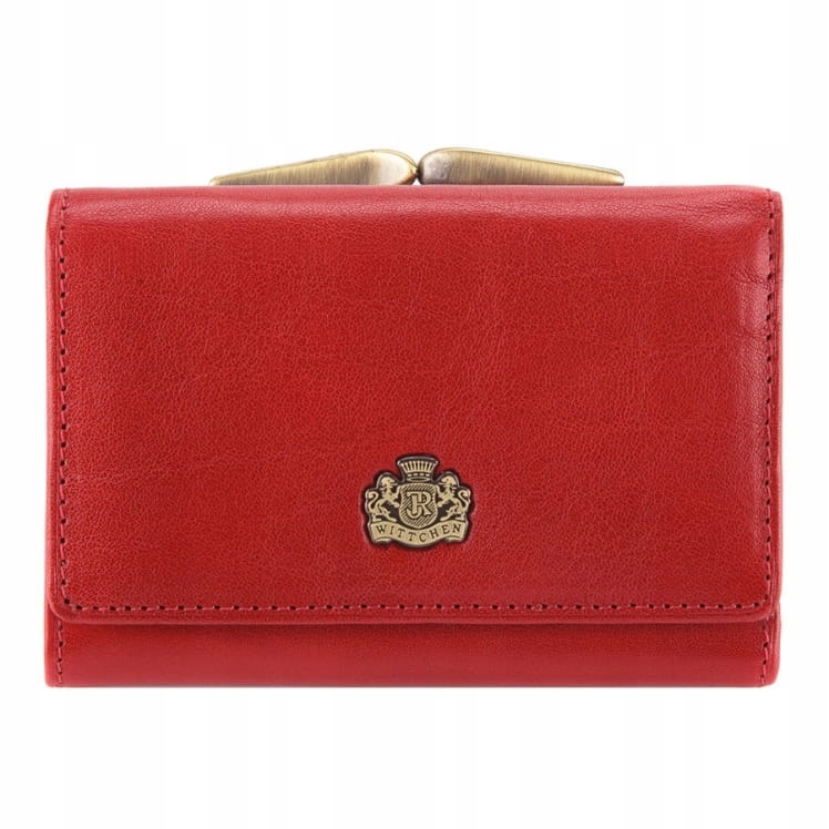 Kožená peněženka Wittchen Arizona 10-1-053-3 elegantní červená malá