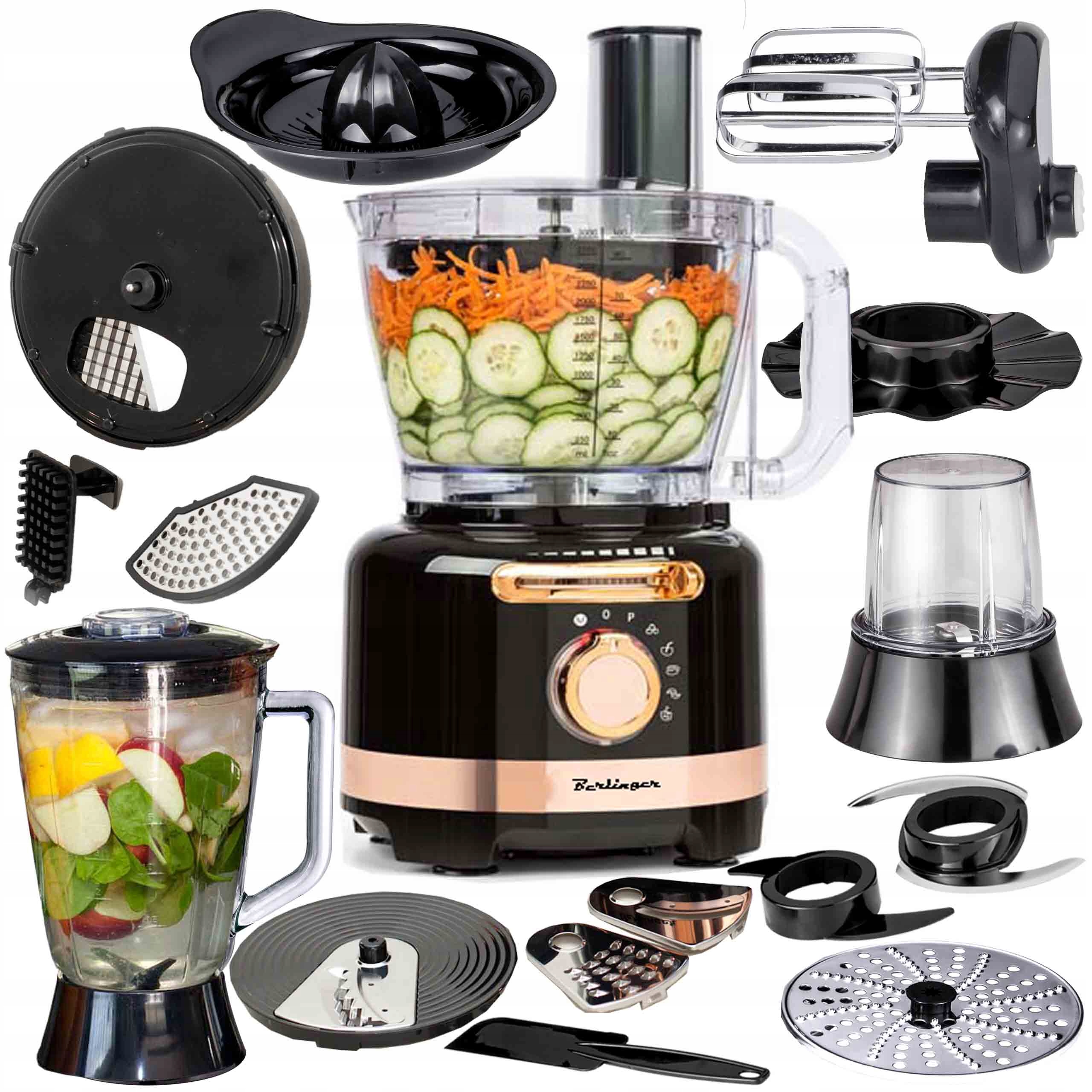 Wielofunkcyjny Robot Kuchenny Berlinger 16W1 1800W Blender Malakser Tarka