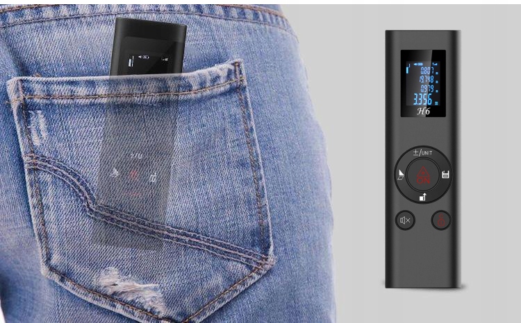 PROFESJONALNY DALMIERZ LASEROWY z ładowaniem USB-C Klasa lasera klasa 2