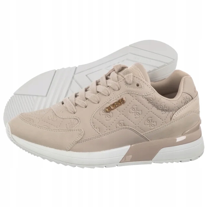 Dámské sportovní tenisky Guess Moxea16 FLFM16 Ivory Béžová