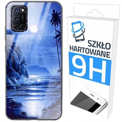 

150 wzor Etui Szklane Glass Case+szkło do Oppo A52