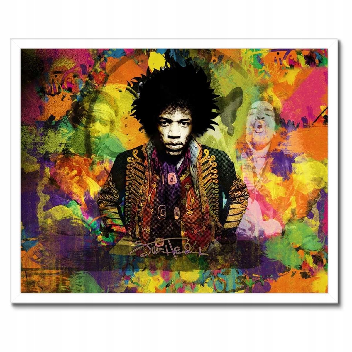 Plakáty v rámu 50x40 Jimmy Hendrix