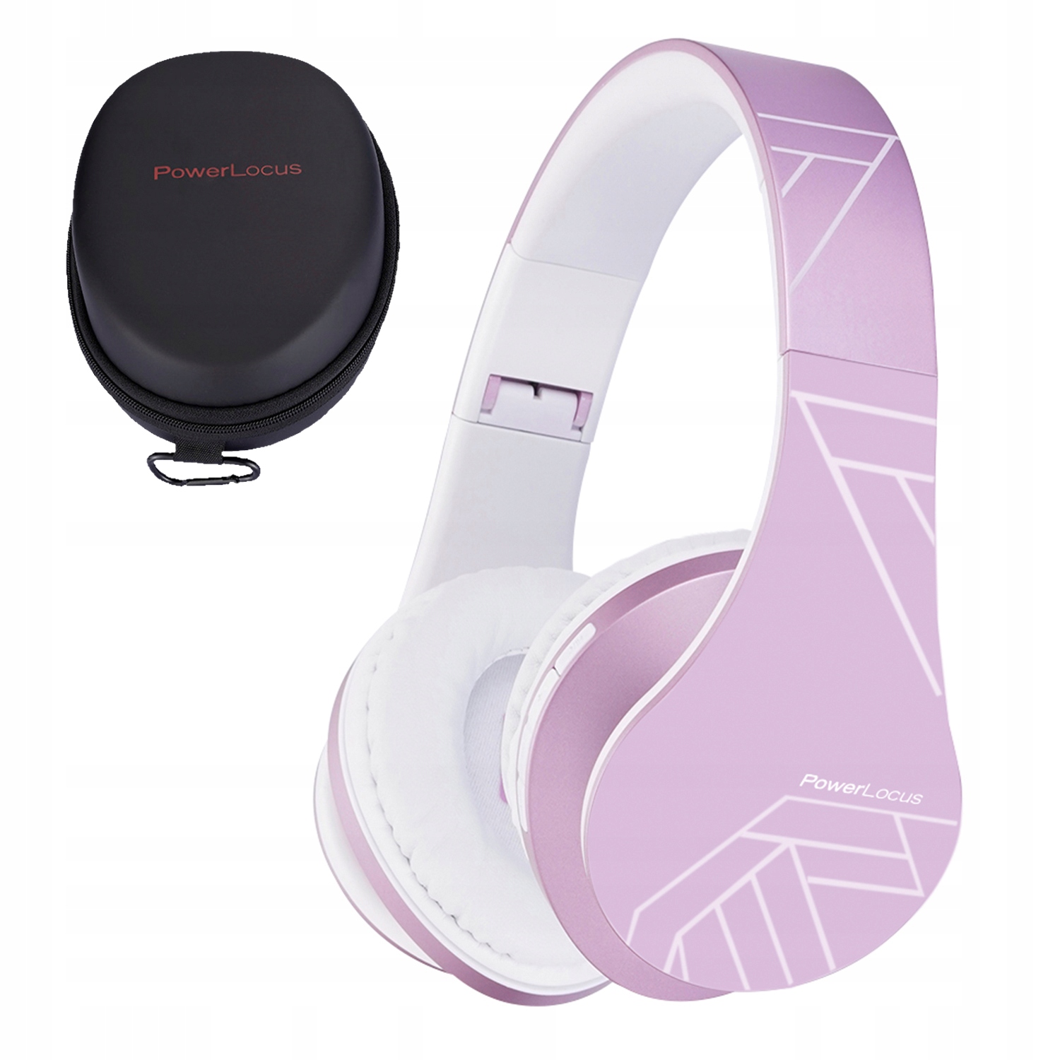 Sluchátka pro děti PowerLocus Kids metalpurple bezdrátová Bluetooth