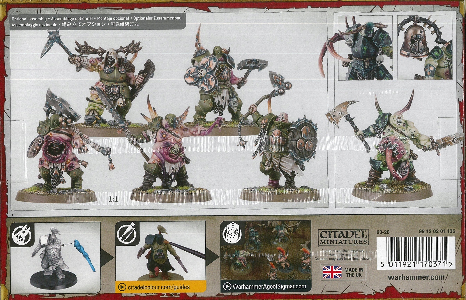 Nurgle Rotbringers - Putrid Blightkings System Warhammer Age of Sigmar