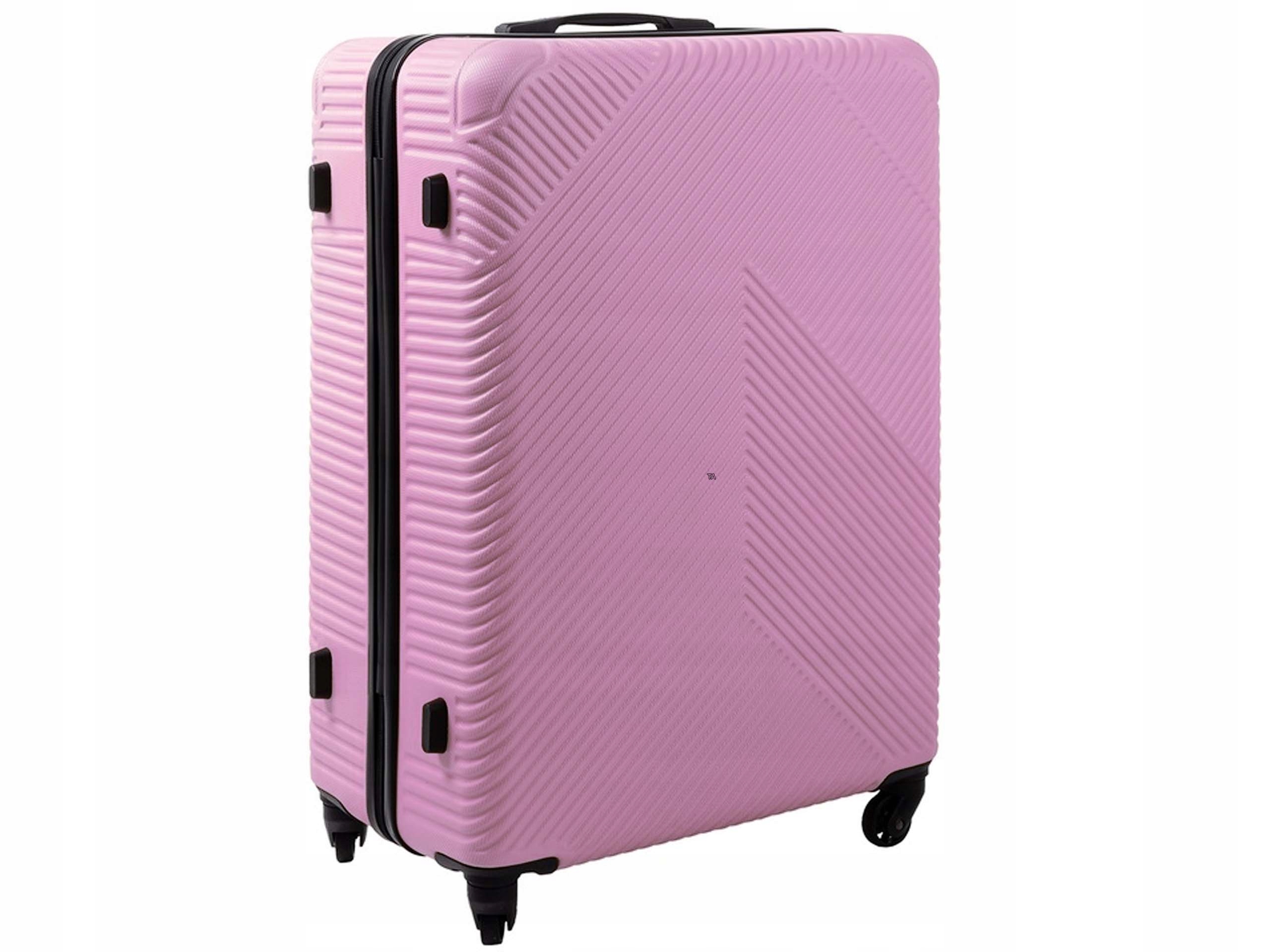 Walizka Kabinowa Twarda 39L Abs Komorowa Podręczna Różowa Bagaż Wizzair