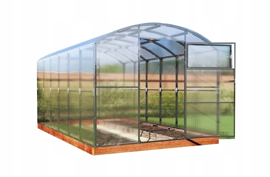 

Szklarnia Gera 3x4m z Poliwęglanu 6mm p.40x20mm