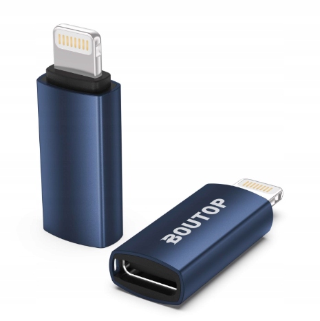 Boutop Usb C do Lightning Adapter dla Szybkie ładowanie Pd 27W