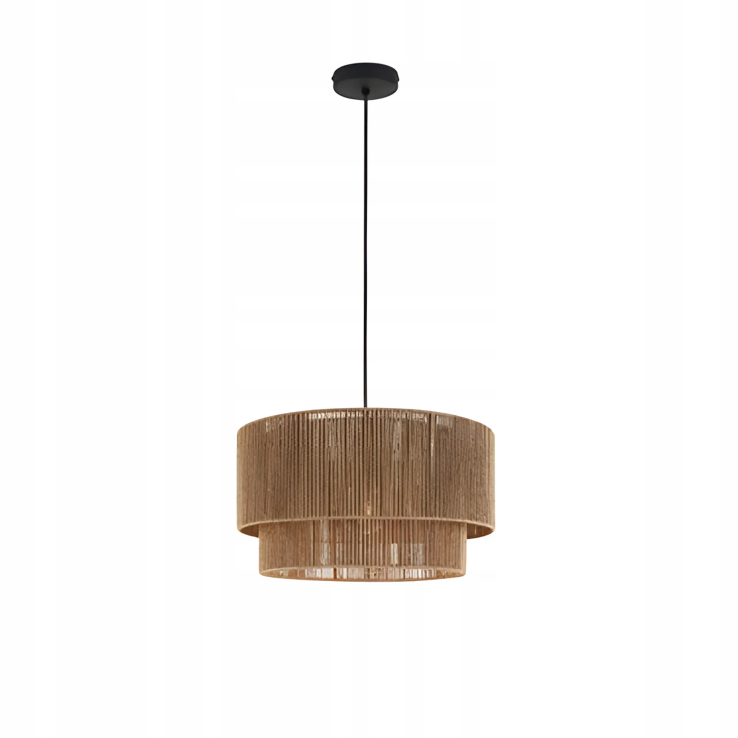 Stropní Lustrová Lampa Do Obývacího Pokoje Kuchyňské Jídelny Jutový Provázek