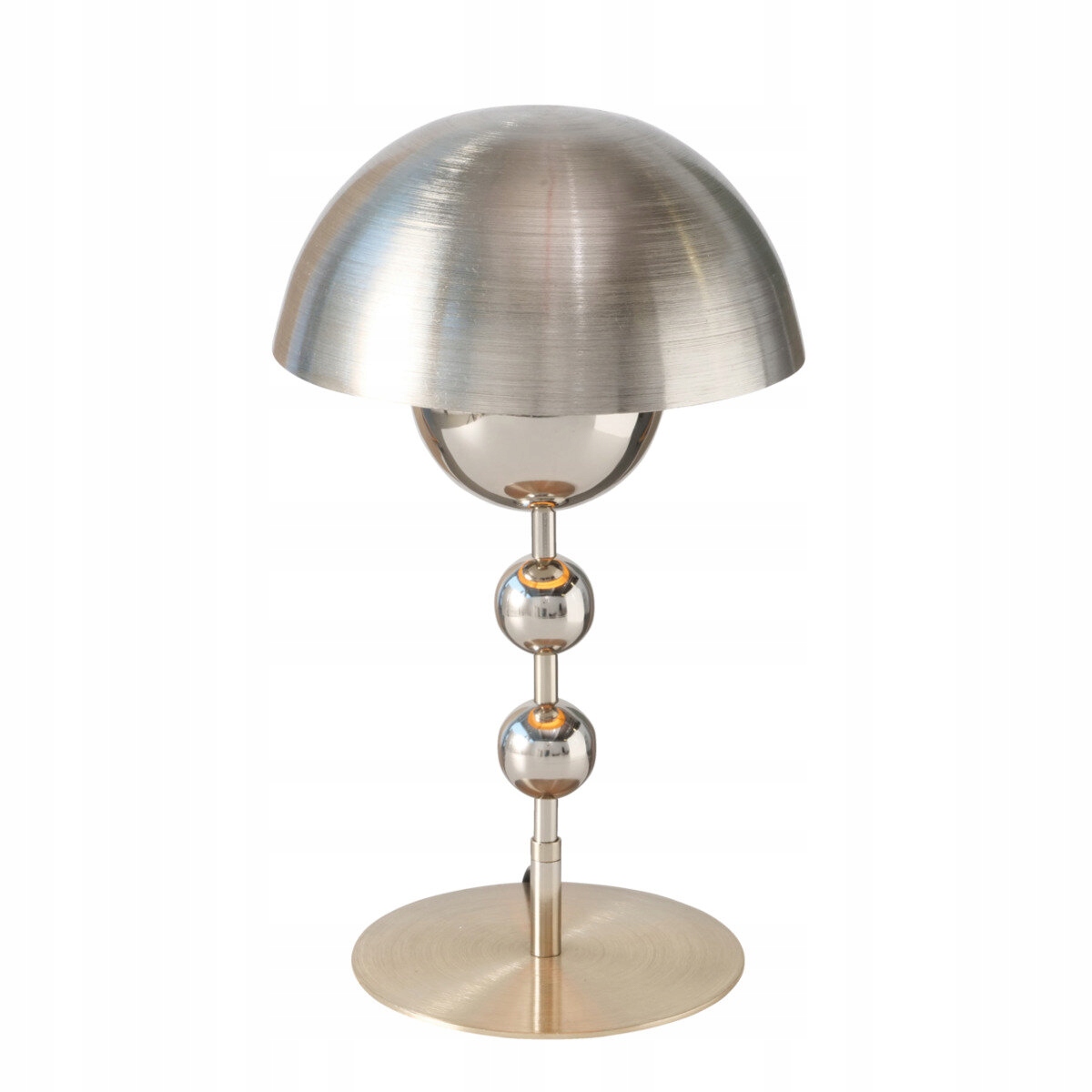 Zlatá Dekoratívna Kovová Lampa Luise Hubka Ručne Vyrobená 43,5X26,5