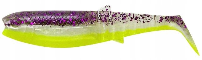 Savage Gear Cannibal Shad Purple Glitter Bomb 10cm Długość (cm): 10, Waga