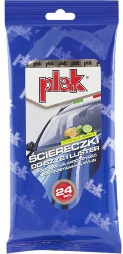 

Plak Ściereczki Do Szyb i Luster limonka 24 szt.