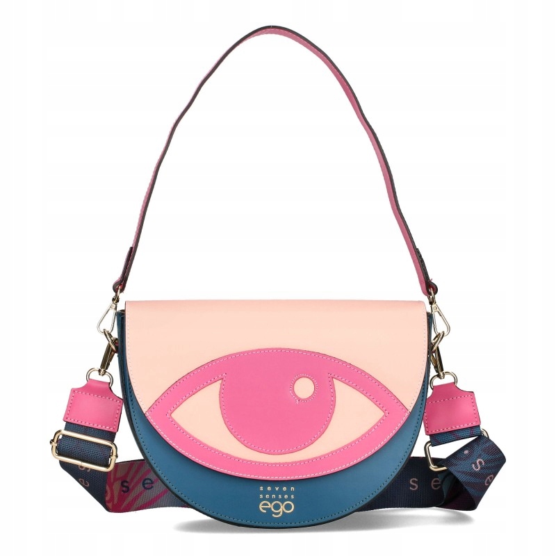 Ego Dámská kabelka Přes Rameno Seven Senses Přírodní kůže Dva proužky