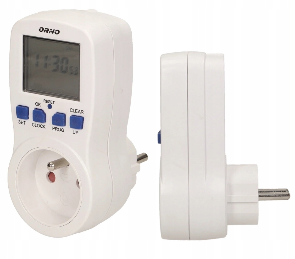 Elektroniczny Programator Czasowy Włącznik Wyłącznik Timer LCD do Gniazdka