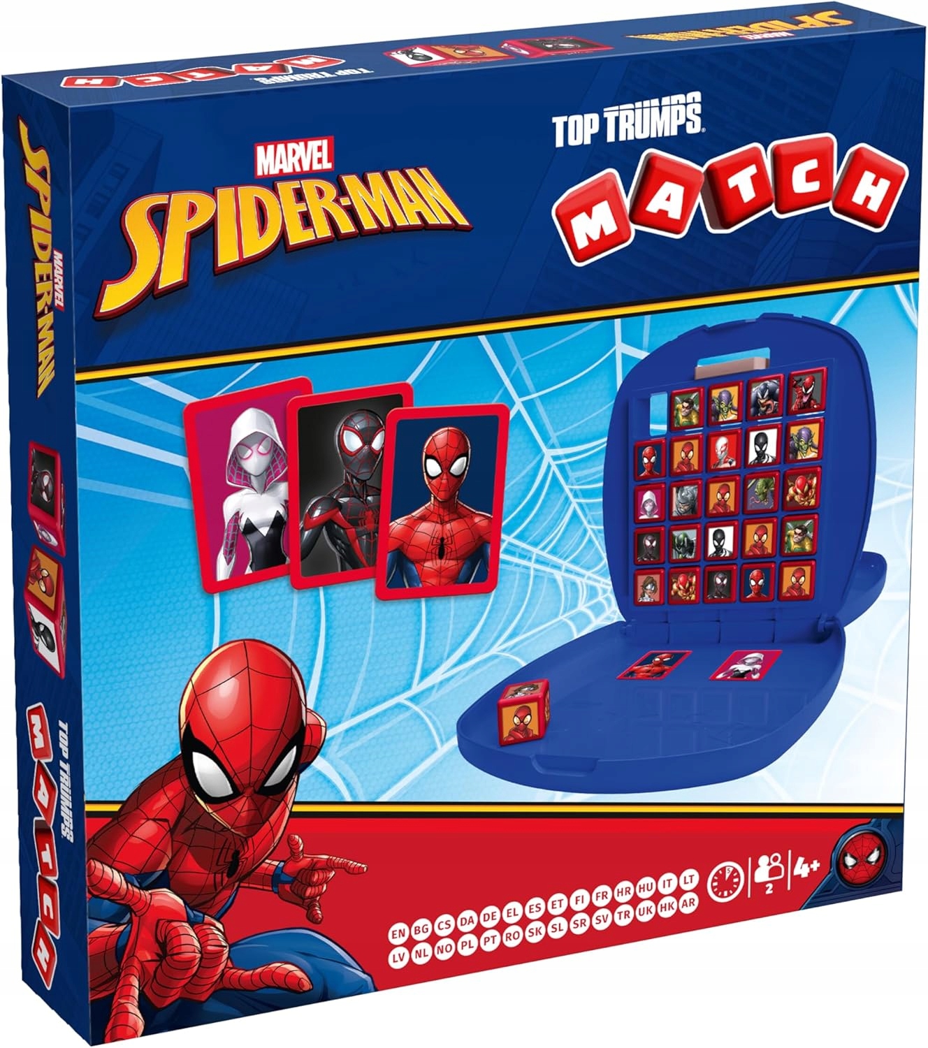 Gra planszowa Winning Moves Top Trumps Match Spider-Man The Crazy Cube Game