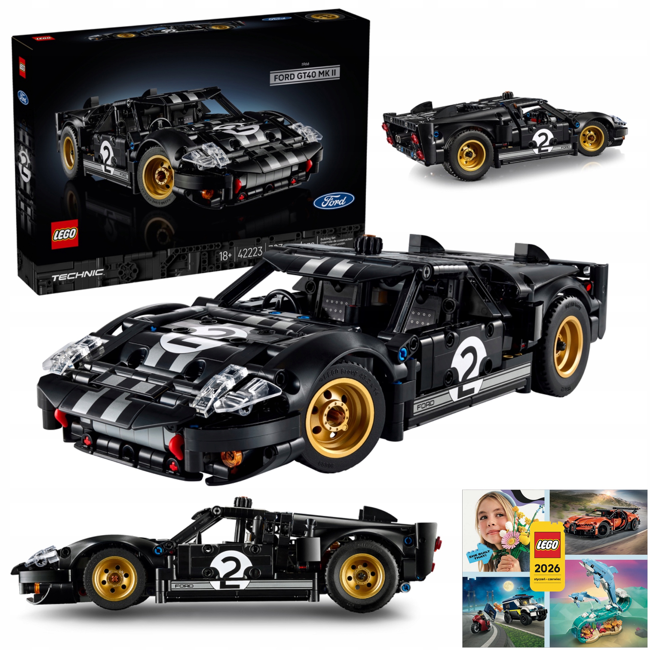 Lego Technic 42223 Závodní automobil 1966 Ford GT40 Mki