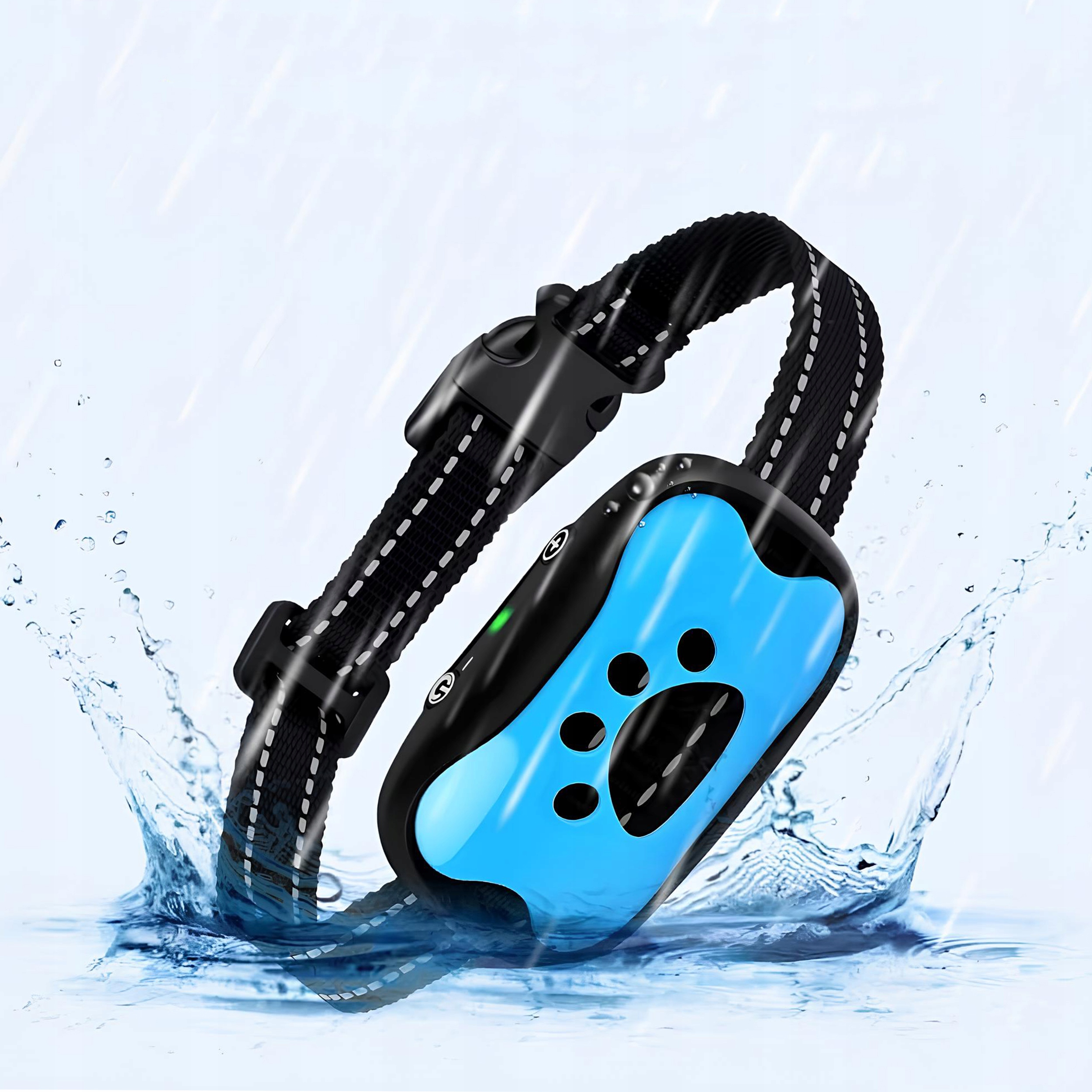 2X Protištěkací Elektrický Výcvikový Obojek Pro Psy Proti Štěkání 2