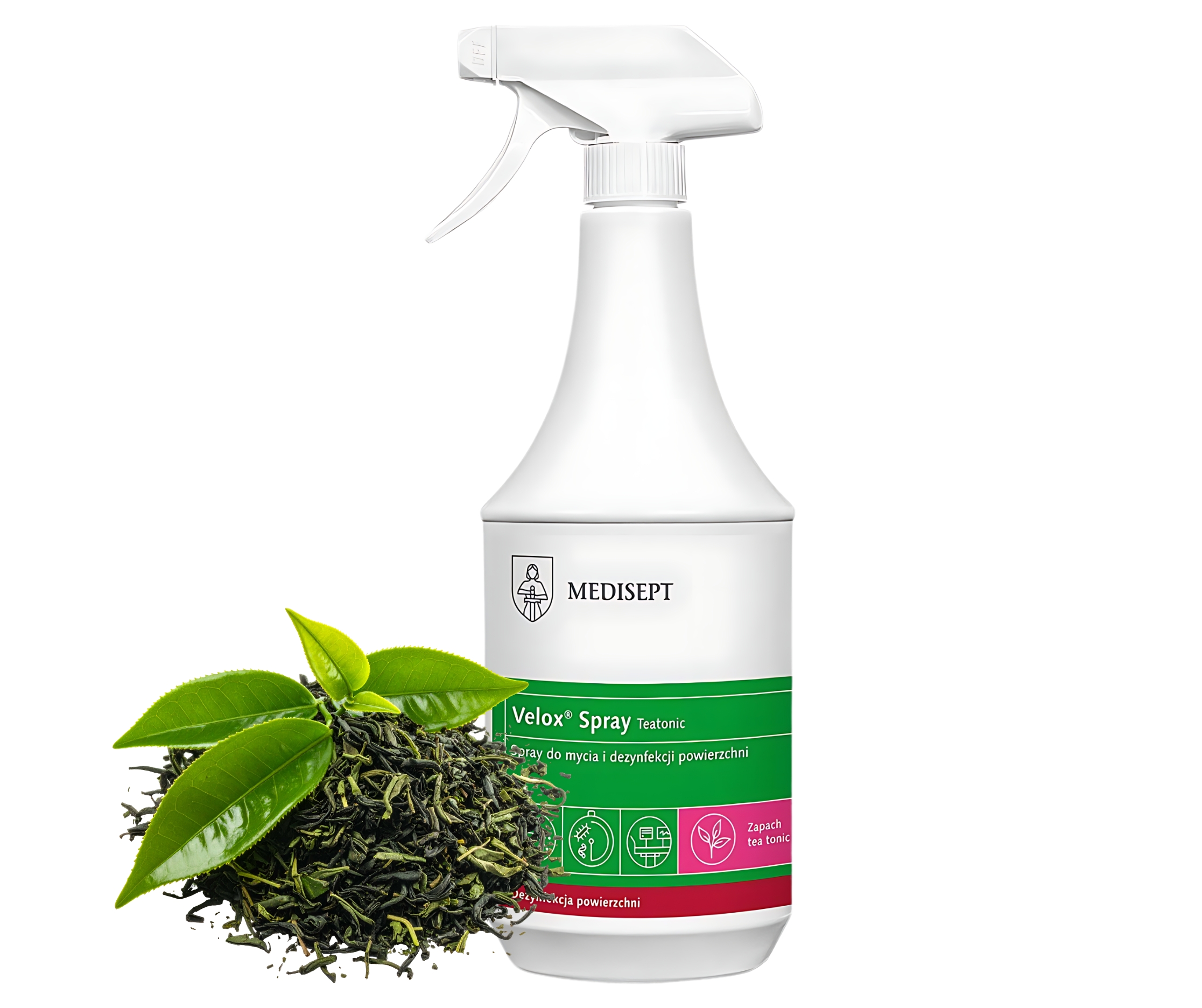 VELOX СПРЕЙ, 1Л, ДЕЗИНФЕКЦИЯ ПОВЕРХНОСТЕЙ TEA TONIC