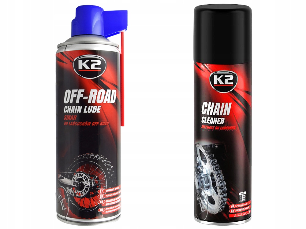 

Smar Łańcucha Zmywacz K2 Chain Lube Off Road Cross