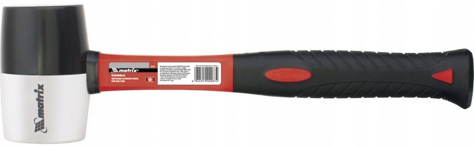 

Młotek gumowy czarno-biały 225g fiberglass