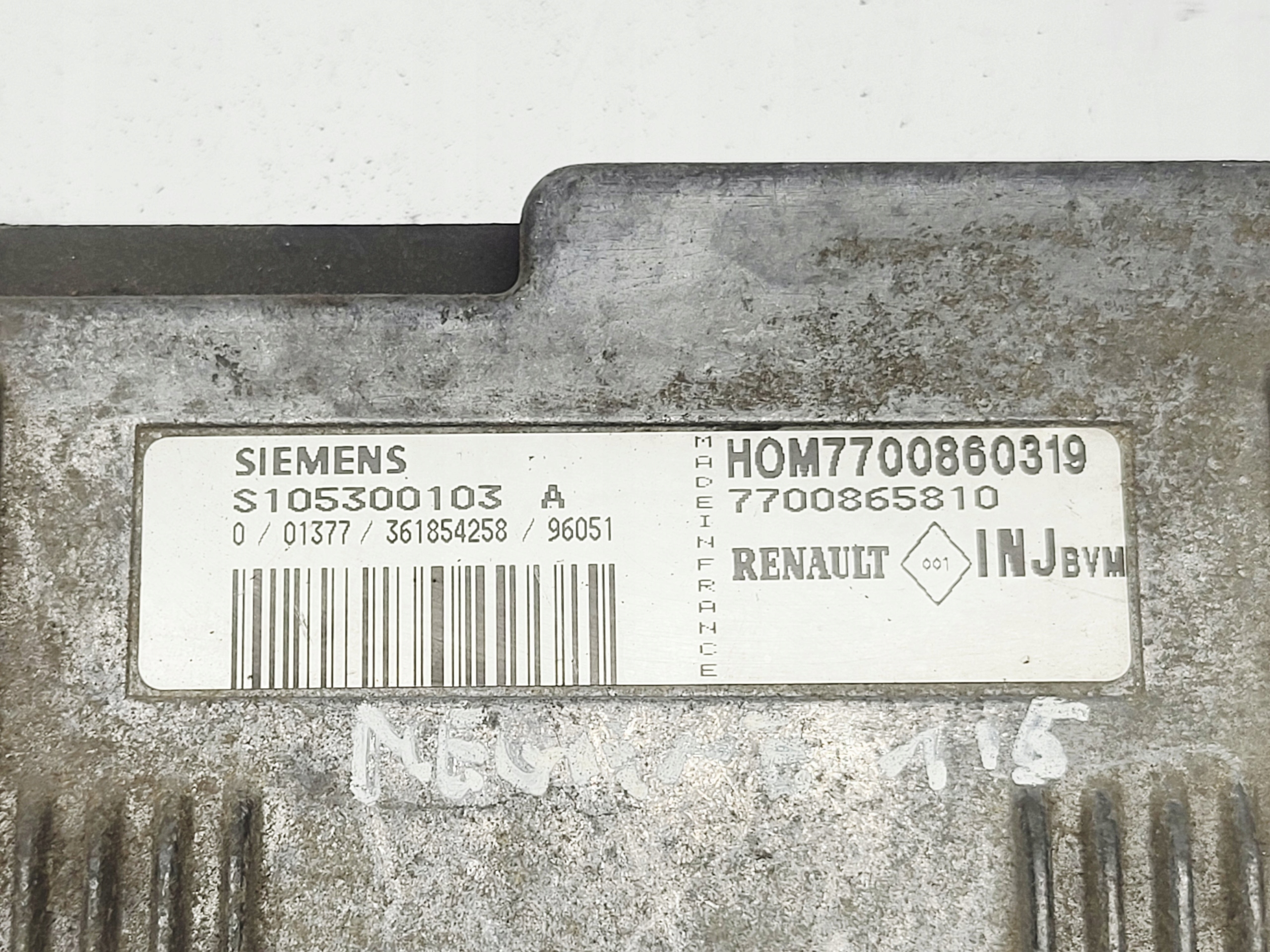computer Centralina Motore RENAULT MEGANE e 1.6 16V S105300103A 7700860319